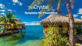  Presentation with polynesia - Cool new slides with green lagoon moorea french polynesia backdrop and a ocean colored foreground