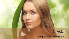  Presentation with butterflies - Beautiful PPT layouts featuring green leaf and butterflies backdrop and a red colored foreground