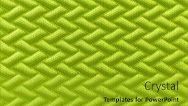  Presentation with pattern - Presentation theme consisting of green-leather-background-and-texture background and a gold colored foreground
