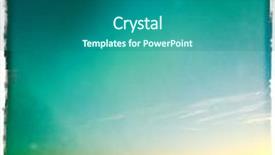  Presentation with light green - Presentation theme having green-light-north-island-new background and a ocean colored foreground