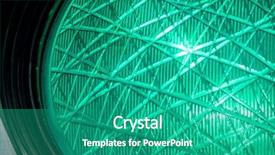  Presentation with green traffic light - Colorful slide deck enhanced with green light of a traffic backdrop and a teal colored foreground