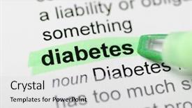  Presentation with diabetes - Beautiful slide set featuring short note note take note backdrop and a cool aqua colored foreground