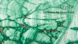  Presentation with stone - Amazing presentation having green-malachite-stone-texture-macro backdrop and a mint green colored foreground