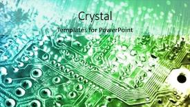  Presentation with green manufacturing - Presentation theme featuring green manufacturing - fiber optical background with lots background and a arctic colored foreground