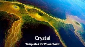  Presentation with abstract orange color wave design - Colorful theme enhanced with green mining - abstract natural design looking backdrop and a black colored foreground