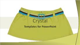  Presentation with elegant green white romantic - PPT layouts enhanced with green-miniskirt background and a yellow colored foreground