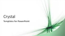  Presentation with futuristic - Audience pleasing PPT theme consisting of green network - abstract futuristic background backdrop and a white colored foreground