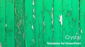 Presentation with wood texture - PPT layouts with green-old-wood-texture-horizontal background and a ocean colored foreground