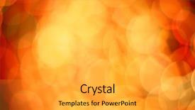  Presentation with background - Amazing presentation having green orange - bokeh background backdrop and a yellow colored foreground