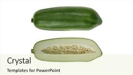  Presentation with green papaya - Audience pleasing presentation theme consisting of green papaya backdrop and a soft green colored foreground
