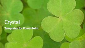  Presentation with chemistry leaves green leaf - Cool new slides with green paper background with three backdrop and a tawny brown colored foreground