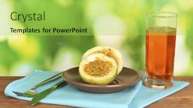  Presentation with passion fruit - 