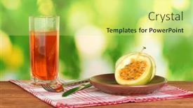  Presentation with passion fruit - 