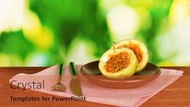  Presentation with passion fruit - 