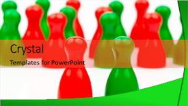  Presentation with government policy - PPT layouts featuring green pawns coalition government background and a red colored foreground