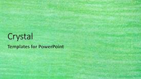  Presentation with green paper texture - Beautiful theme featuring green pencil drawings on white backdrop and a seafoam green colored foreground