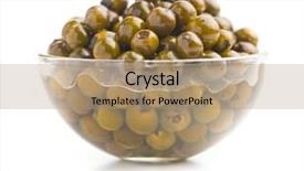  Presentation with elegant green white romantic - Amazing theme having green peppercorn in brine isolated backdrop and a  colored foreground