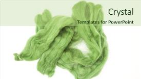  Presentation with olive green - Amazing PPT theme having green piece of australian sheep backdrop and a mint green colored foreground