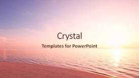  Presentation with serenity - Audience pleasing PPT theme consisting of green pink - maldives serenity backdrop and a lemonade colored foreground