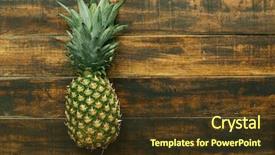  Presentation with rustic wedding green gold - Cool new presentation theme with green pinneaple on a rustic backdrop and a tawny brown colored foreground