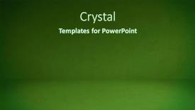  Presentation with plaster - Slide set having green-plaster-wall-old-grunge background and a tawny brown colored foreground