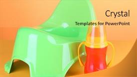  Presentation with green color maths - Audience pleasing PPT theme consisting of green potty on color background backdrop and a  colored foreground