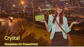  Presentation with illuminate - Cool new theme with green purse with sling bag backdrop and a tawny brown colored foreground