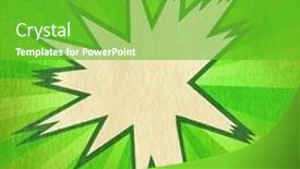  Presentation with green paper texture - Slide deck featuring green-retro-comics-background background and a  colored foreground