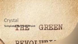  Presentation with revolution - Audience pleasing slide deck consisting of green-revolution-phrase-written backdrop and a lemonade colored foreground