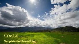  Presentation with sulawesi - Presentation design featuring rocks at sunny day sulawesi background and a tawny brown colored foreground