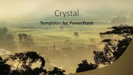  Presentation with rice fields - Amazing slides having green-rice-fields-in-java backdrop and a soft green colored foreground