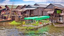  Presentation with lettuce in the vegetable garden - PPT theme featuring engineering concept project of heating background and a  colored foreground.