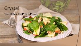  Presentation with green apples - 