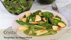  Presentation with green apples - 