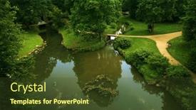  Presentation with green city - 