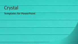  Presentation with texture - Cool new presentation theme with green siding texture backdrop and a teal colored foreground