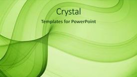  Presentation with high quality - Beautiful PPT theme featuring green smoke - olive curves - high quality backdrop and a yellow colored foreground