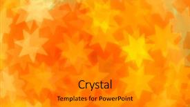  Presentation with stars - Presentation theme with green sparkle - stars abstract background background and a gray colored foreground