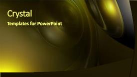  Presentation with spheres - Audience pleasing presentation consisting of green spheres 02 backdrop and a wine colored foreground