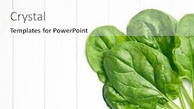  Presentation with spinach - 