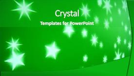  Presentation with green star - Slides featuring green stars background and a shamrock green colored foreground