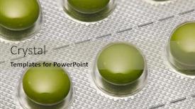  Presentation with drug resistance - Presentation theme consisting of green-tablets-in-blister-pack background and a mint green colored foreground