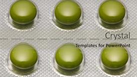  Presentation with drug resistance - Presentation theme having green-tablets-in-blister-pack background and a mint green colored foreground