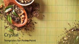  Presentation with jasmine - Audience pleasing PPT theme consisting of two funny little girl jumping backdrop and a gray colored foreground.