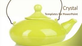  Presentation with white green - Colorful presentation design enhanced with young woman holding xmas mug with candy cane girls hands in woolen white gloves christmas time concept backdrop and a lemonade colored foreground