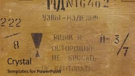  Presentation with electronic government - Audience pleasing PPT theme consisting of electronic government - soviet military box of 60-th backdrop and a coral colored foreground