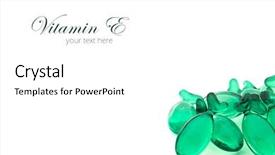  Presentation with vitamin - Cool new theme with green transparent pills of vitamin backdrop and a white colored foreground