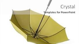  Presentation with white and green generic - Amazing slide set having green-umbrella-isolated-on-white backdrop and a white colored foreground