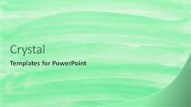  Presentation with watercolor - PPT theme having green-watercolor-background-hand-painted background and a mint green colored foreground