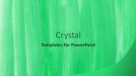  Presentation with watercolor - Presentation featuring green-watercolor-background-hand-painted background and a seafoam green colored foreground